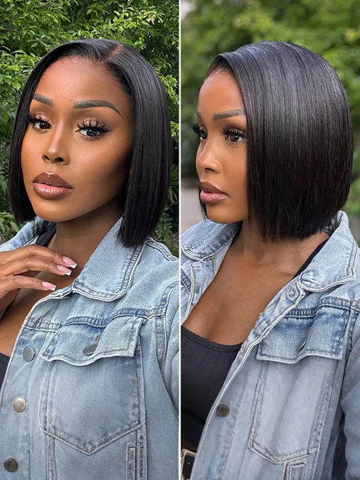 Silky Blunt Bob
